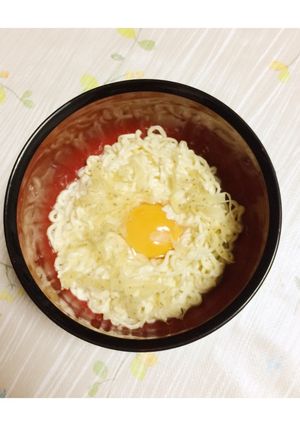 簡単！カルボナーラ風ラーメン-レシピのメイン写真
