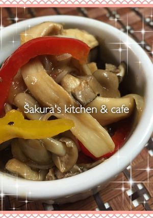 とんかつソース de 簡単☆キノコマリネ-レシピのメイン写真