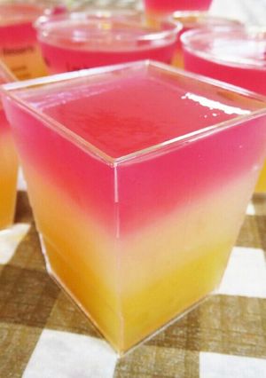食感&味違いの3層ゼリー-レシピのメイン写真