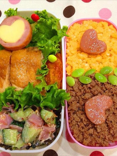 ♡娘ちゃん弁当♡-レシピのメイン写真