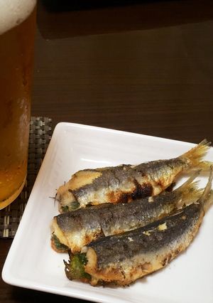 いわしの梅大葉挟み焼き 簡単!美味しい!-レシピのメイン写真