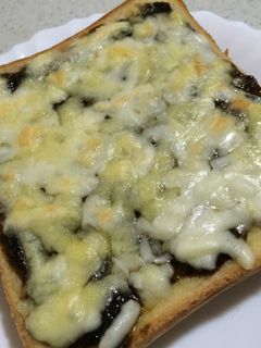 海苔の佃煮トースト♬*.+゜-レシピのメイン写真