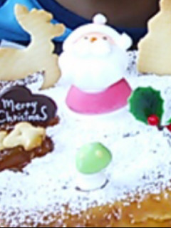 クリスマスケーキ☆チーズケーキ-レシピのメイン写真