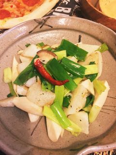 山芋とワケギのがっつりにんにく炒め-レシピのメイン写真