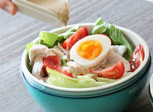 冷やし麺弁当に　冷しゃぶサラダうどん-レシピのメイン写真