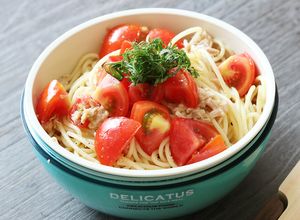冷やし麺弁当に　トマトの冷製パスタ-レシピのメイン写真