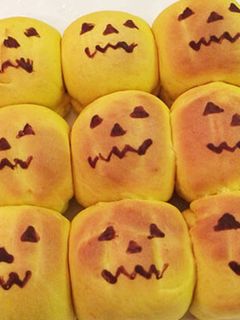 【牛乳・卵不使用】かぼちゃちぎりパン-レシピのメイン写真