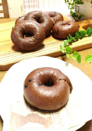 ちょっとこぶりなチョコベーグル-レシピのメイン写真