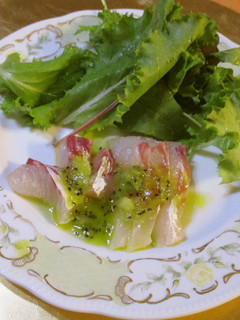 鯛のカルパッチョ キウイソース-レシピのメイン写真