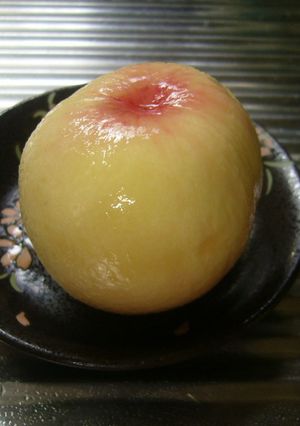 桃の皮むき-レシピのメイン写真
