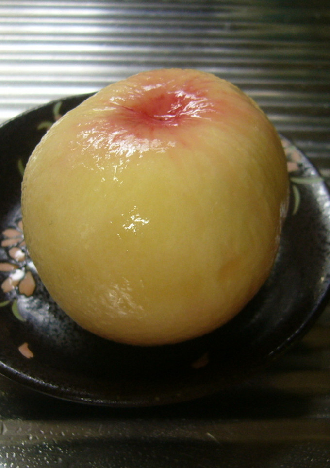 桃の皮むき-レシピのメイン写真