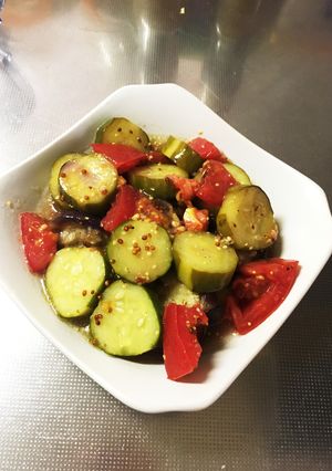 茄子トマトキュウリの夏野菜マリネ-レシピのメイン写真