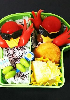 キャラ弁☆ジュウオウジャー-レシピのメイン写真