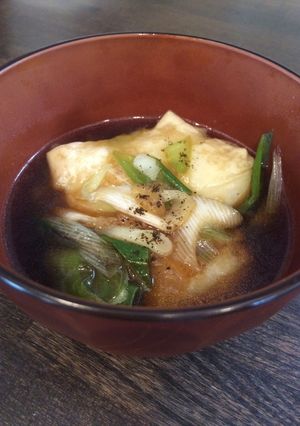 葱たっぷり♪麺つゆで焼餅の揚げだし風-レシピのメイン写真