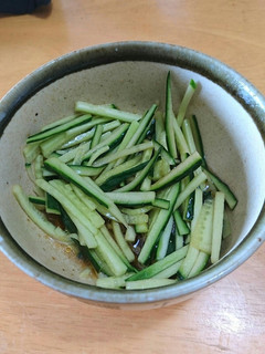 胡瓜の胡麻油醤油和え-レシピのメイン写真