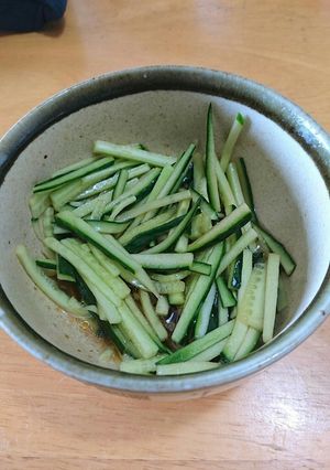 胡瓜の胡麻油醤油和え-レシピのメイン写真