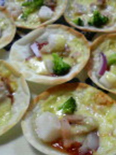餃子の皮でクリスピーピザ★-レシピのメイン写真