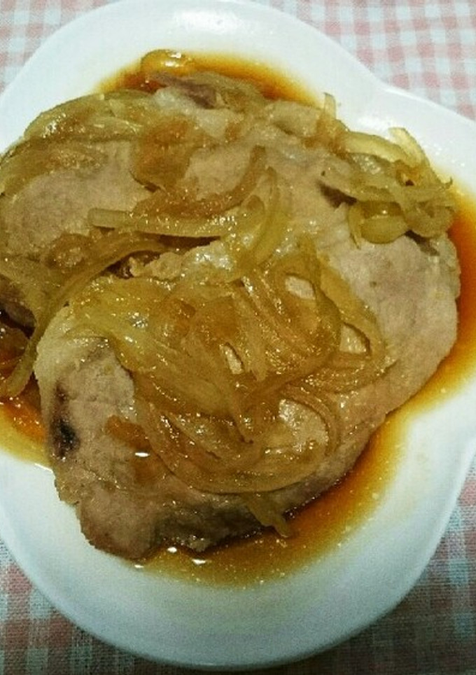 レンジにおまかせ‼一人分の豚の生姜焼き-レシピのメイン写真