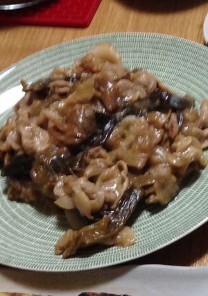 残った煮汁でしょうが焼き-レシピのメイン写真