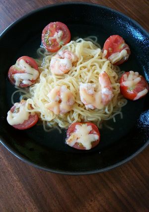 エビチーズの塩ラーメン-レシピのメイン写真