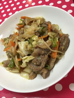 野菜たっぷり☆豚肉の味噌炒め-レシピのメイン写真
