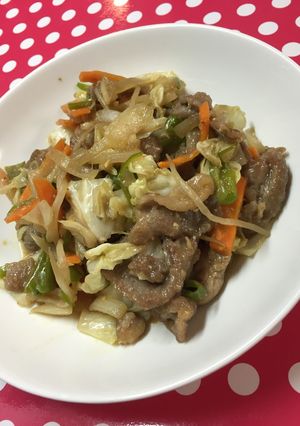 野菜たっぷり☆豚肉の味噌炒め-レシピのメイン写真