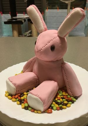 洋菓子細工☆うさぎのぬいぐるみケーキ-レシピのメイン写真