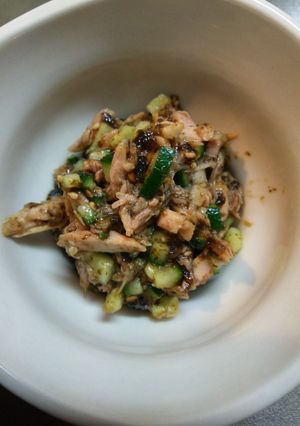 刻み胡瓜と海苔の佃煮のお手軽御飯の友☆-レシピのメイン写真