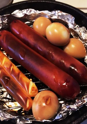 スキレットで簡単燻製作り！-レシピのメイン写真