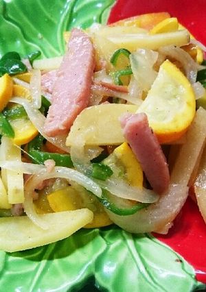 夏野菜沢山ジャーマンポテト-レシピのメイン写真