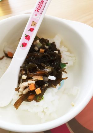 もずく丼☆離乳食取り分け可！-レシピのメイン写真