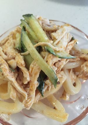 棒棒鶏風うどんサラダ☆-レシピのメイン写真