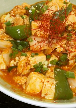 豆腐のキムチ炒め(^^♪　マーボー風-レシピのメイン写真
