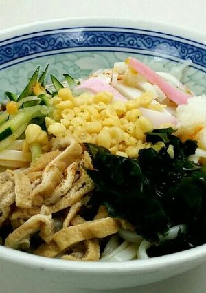 冷したぬきうどん-レシピのメイン写真