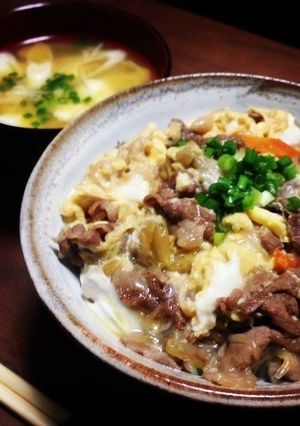 ばあばの❤牛とじ丼❤-レシピのメイン写真
