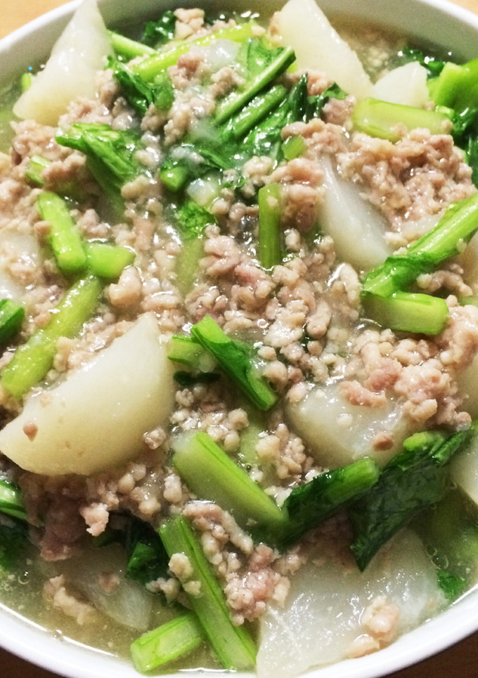 蕪と鶏挽肉のあんかけ煮-レシピのメイン写真