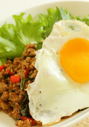 醬油麹がミソ！青しそで作るガパオ風ライス-レシピのメイン写真