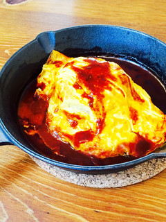 簡単♪煮込みハンバーグで♡オムバーグ♡-レシピのメイン写真