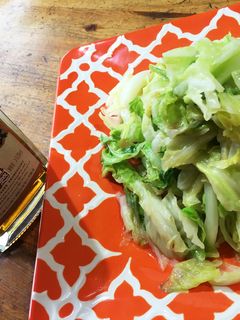 紹興酒の為のおつまみ!塩炒めキャベツ-レシピのメイン写真