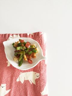 ピーマンと梅干しのおかか和え-レシピのメイン写真