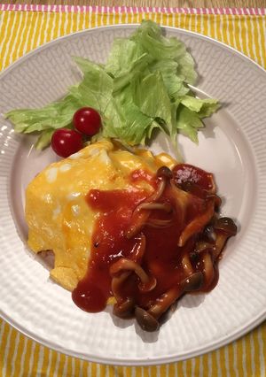 ツナ缶オムライス-レシピのメイン写真