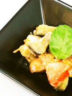 簡単☆トマトとナスのチーズ炒め-レシピのメイン写真