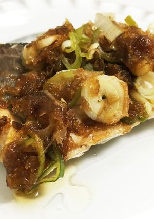 〜ブリ〜ネギとおかかたっぷり酢醤油-レシピのメイン写真