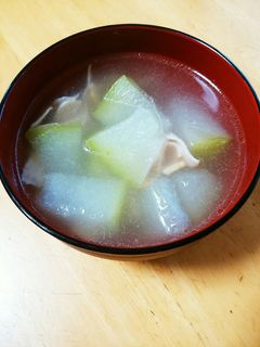ヘルシー☆冬瓜とベーコンの中華スープ-レシピのメイン写真