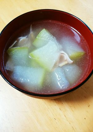 ヘルシー☆冬瓜とベーコンの中華スープ-レシピのメイン写真