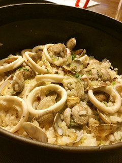 冷やご飯であさりとイカのリゾット-レシピのメイン写真