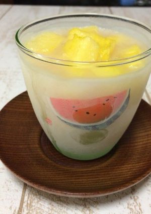 スイカと甘酒のシャーベット-レシピのメイン写真