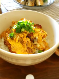 唐揚げで親子丼-レシピのメイン写真