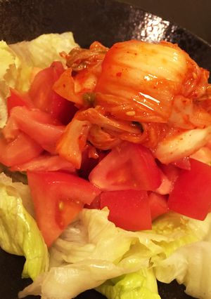 超カンタン！ごま油香るトマトキムチ-レシピのメイン写真