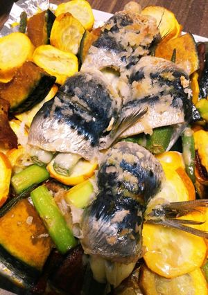 イワシロールのぎゅうぎゅう焼き-レシピのメイン写真